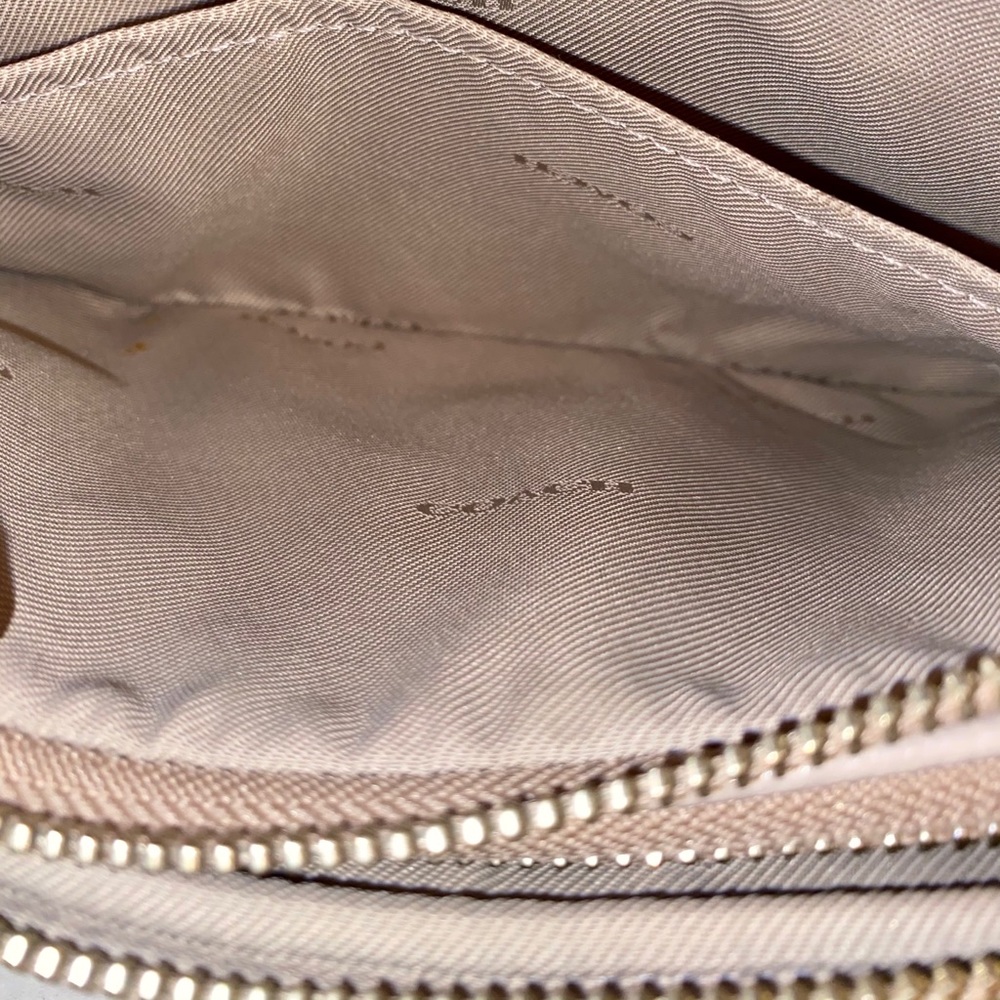 Coach Sadie Tan Crossbody Pebbled Leather Bag - Picture 4 of 9